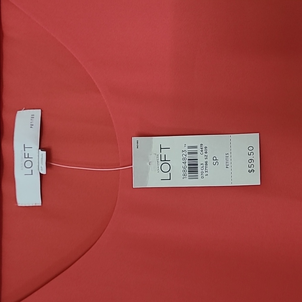Orange Ann Taylor Loft dress - Picture 4 of 4